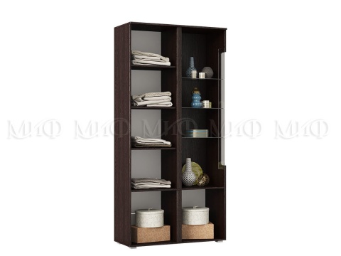 Шкаф со Световой Подсветкой Каролина МДФ (Ш-1000 х В-2060 х Г-424 мм)/Разные Цвета