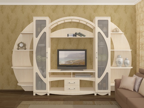 Гостиная Сиена МДФ (3,4х2,1х0,51)/Разные Цвета