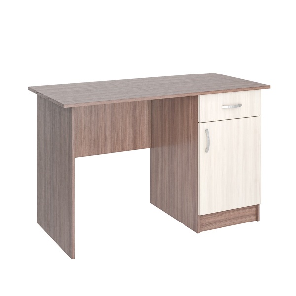 Письменный Стол Рига с Тумбой и Ящиком/Разные Цвета 