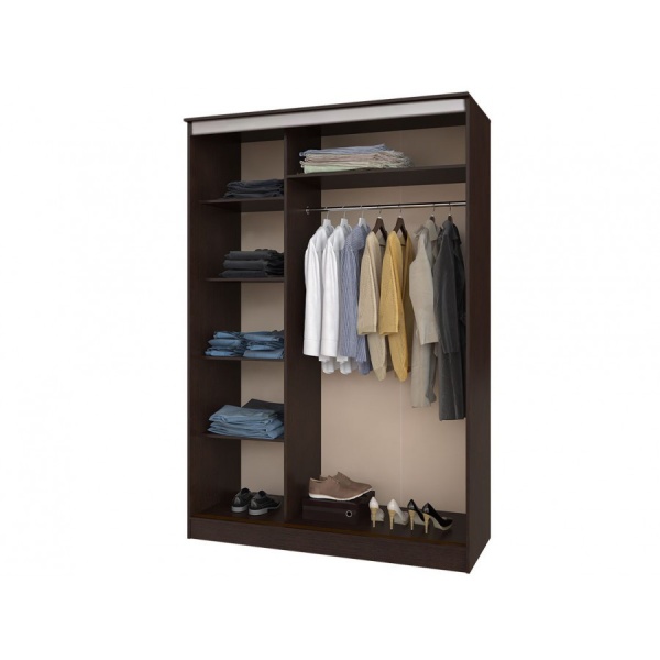 Шкаф-Купе Сицилия Венге/Белфорт (Ш -1500 × В -610 × Г-588 мм)